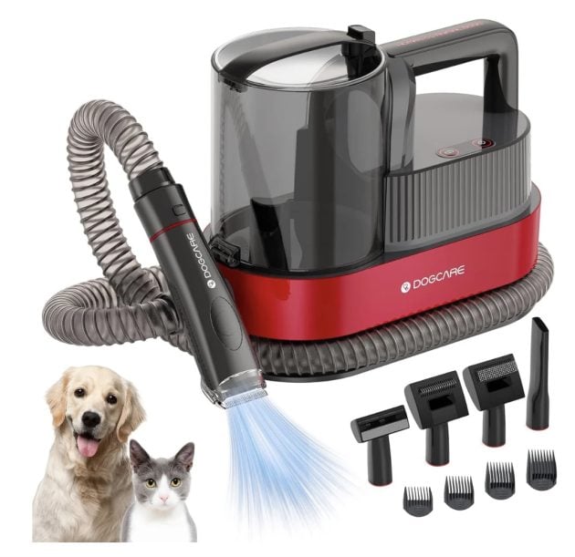 6-in-1 Pet Grooming Kit with Vacuum