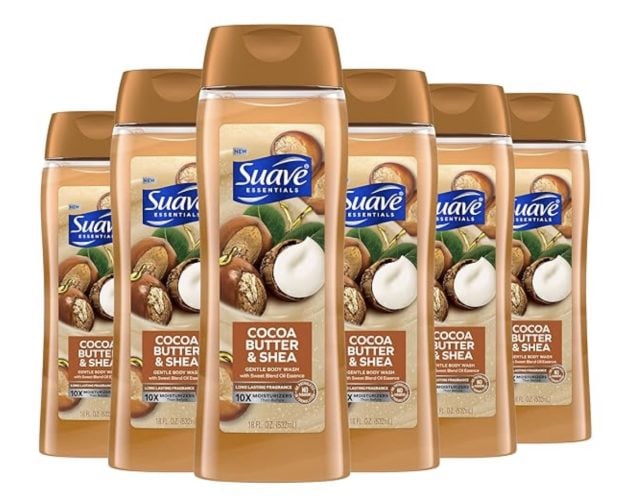 Suave Moisturizing Body Wash, 6 pack only $11.27 shipped!