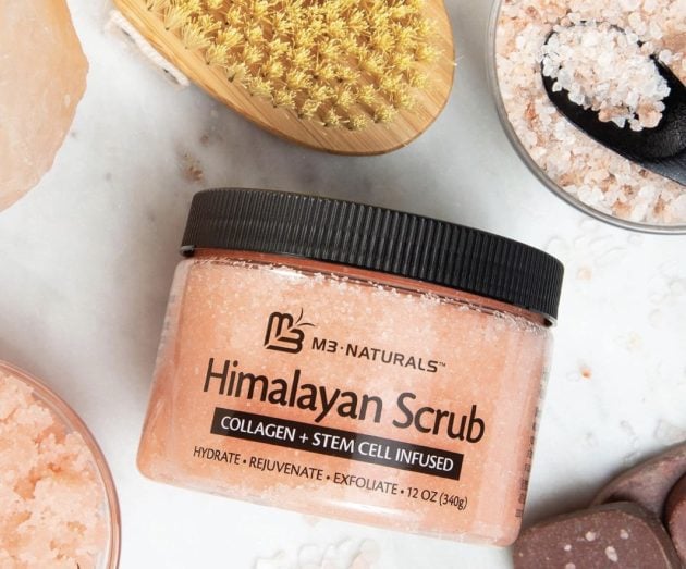 Himalayan Salt Scrub Face Foot & Body Exfoliator