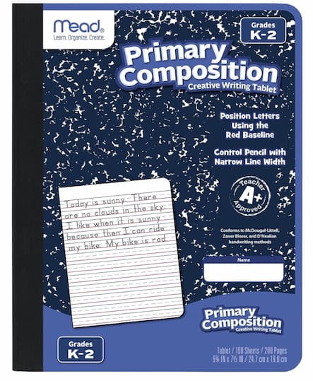 Mead Primary Composition Notebook only $1.09 shipped!