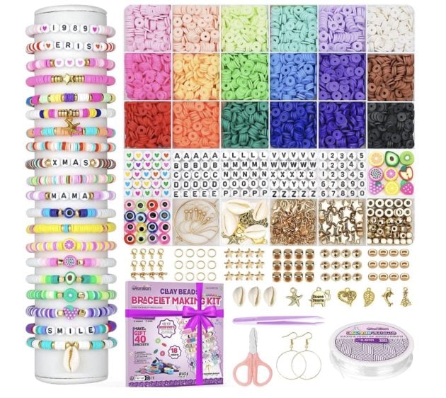 5200 Clay Beads Bracelet Making Kit