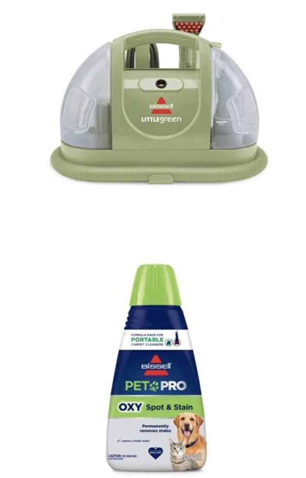 *HOT* Little Green Portable Carpet Cleaner + Pet Pro Oxy Spot & Stain Formula only $68.26 shipped (Reg. $137!)