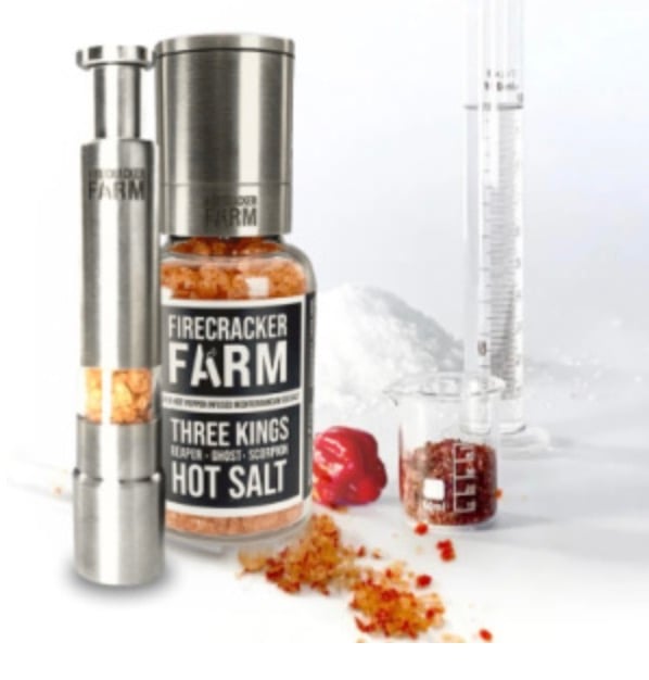 Free Sample of Firecracker Farm Three Kings Hot Salt!