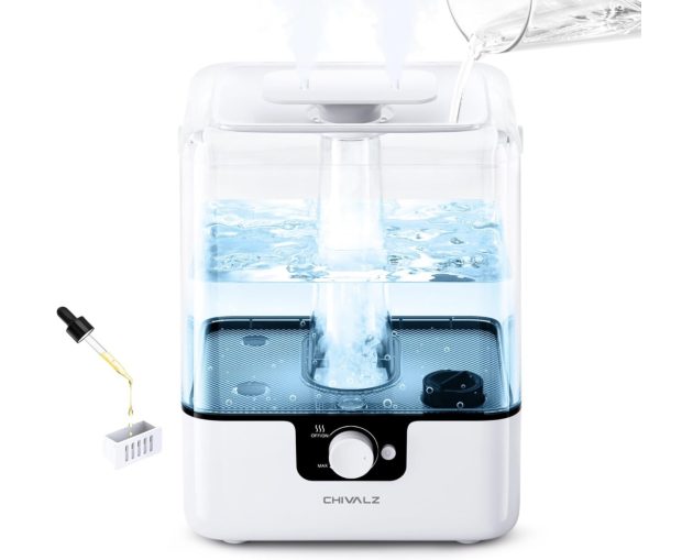 CHIVALZ Cool Mist Top Fill Humidifiers