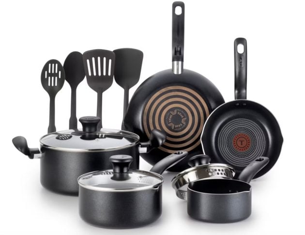 T-fal 12pc Simply Cook Nonstick Cookware Set 