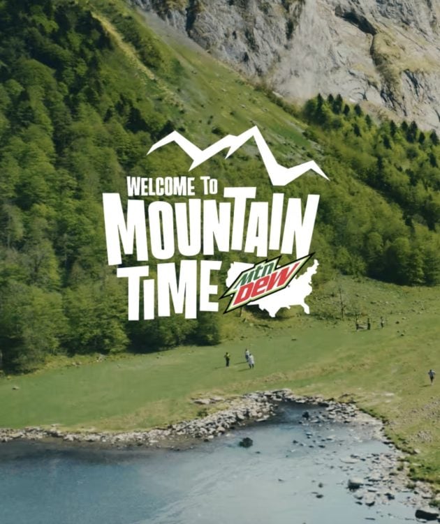 Free 20 oz. Mountain Dew for Travelers into Mountain Time!