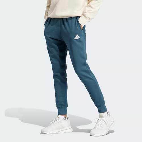 adidas men Essentials Fleece Regular Tapered Pants