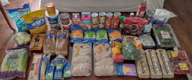 Brigette’s $134 Grocery Shopping Trip and Weekly Menu Plan for 6