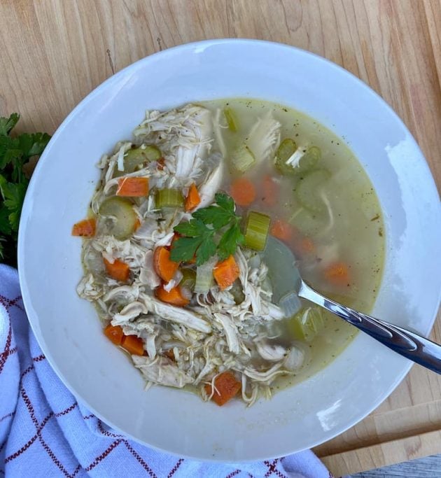 chicken and barley soup -- fall soup recipes