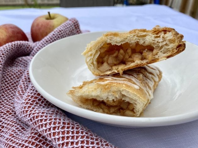 delicious apple dessert on plate