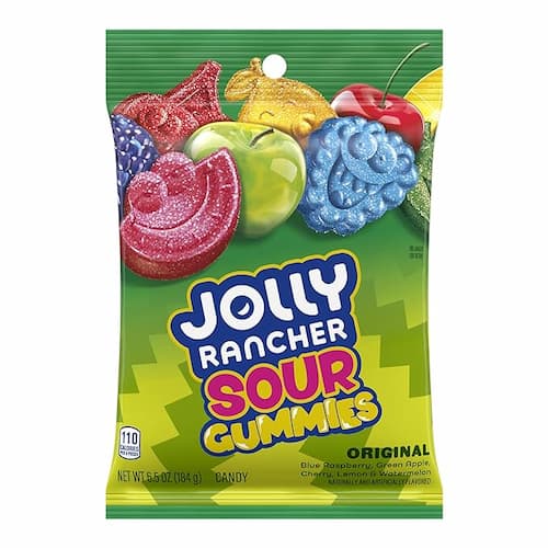 Jolly Rancher Gummies Sours 6.5-Ounce Bag