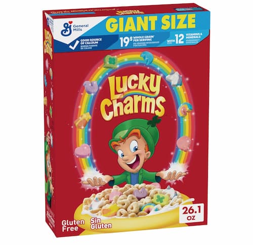 Lucky Charms Cereal Giant Size Box