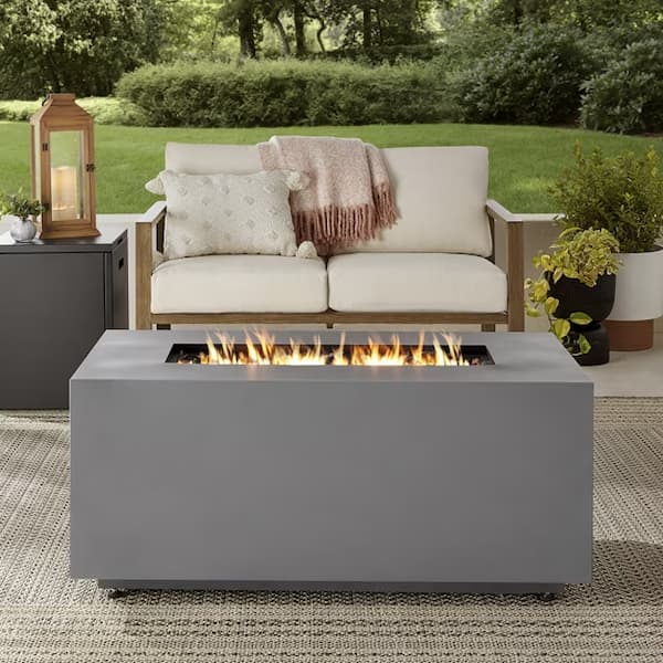 Mainstays 50,000 BTU Modern Steel Fire Pit Table deal