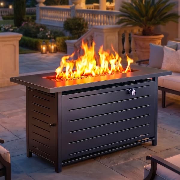 Philergo 43" 60,000 BTU Propane Fire Pit Table with Lid deal