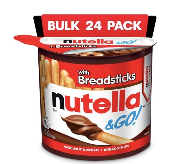 Nutella & GO! Snack Cups Bulk 24 Pack only $14.61 shipped!