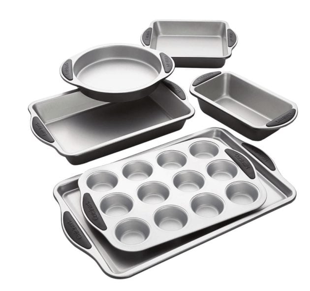 Cuisinart 6-Piece Nonstick Bakeware Set with Silicone Handles