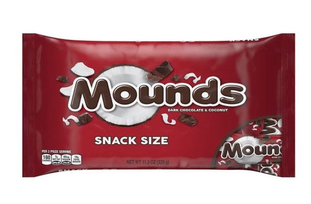 Mounds Fun Size Candy Bags 