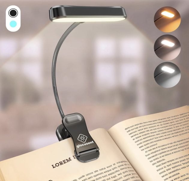 Glocusent Horizontal ET-Head Book Light