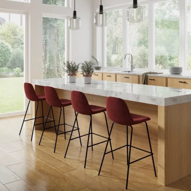 *HOT* Kody Upholstered Bar & Counter Stools (Set of 2) only $59 shipped!