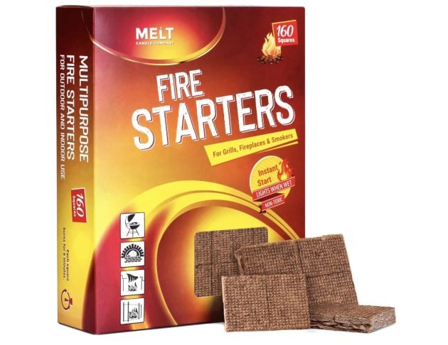 Fire Starter Squares, 160 pcs only $18.49!