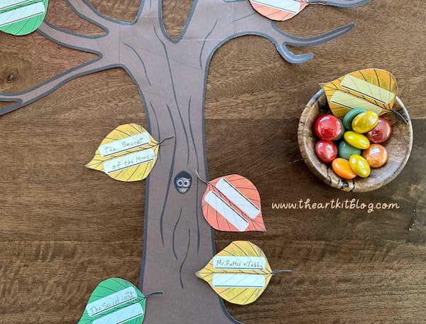 Free Printable Leaf by Leaf Fall Reading Chart