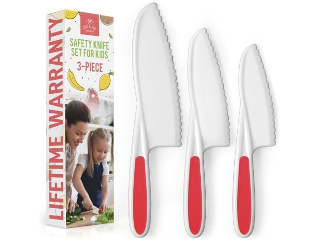 Zulay 3-Piece Kids Knife Set only $4.99!