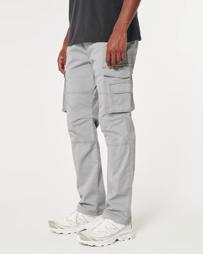 Slim Straight Pull-On 4-Pocket Cargo Pants