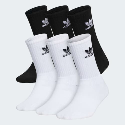 Trefoil Crew Socks 6 Pairs