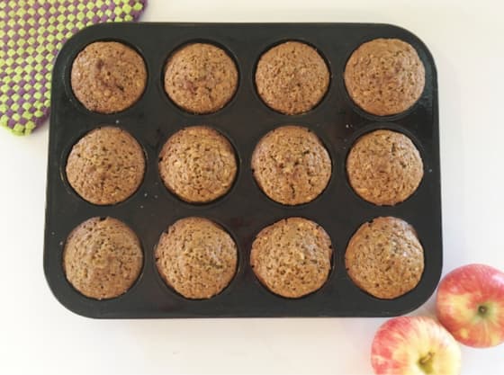 apple butter muffins