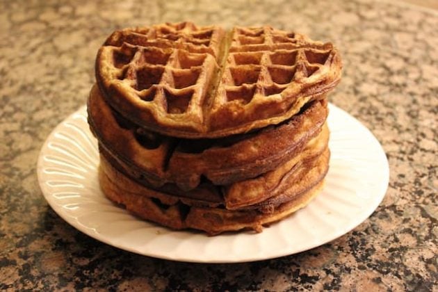 carrot cake waffles