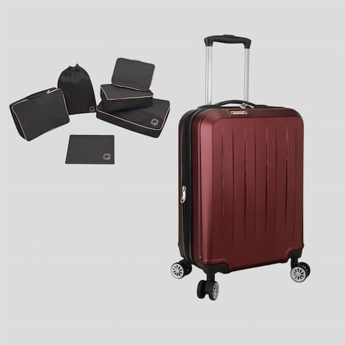 Elite Dori Expandable Carry-On Spinner Luggage