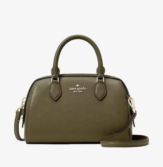 Madison Saffiano Leather Small Duffle Crossbody