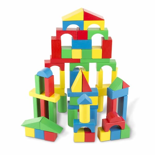 Melissa & Doug 100 Wood Blocks