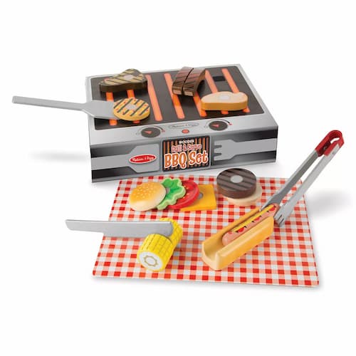 Melissa & Doug Grill and Serve BBQ Set