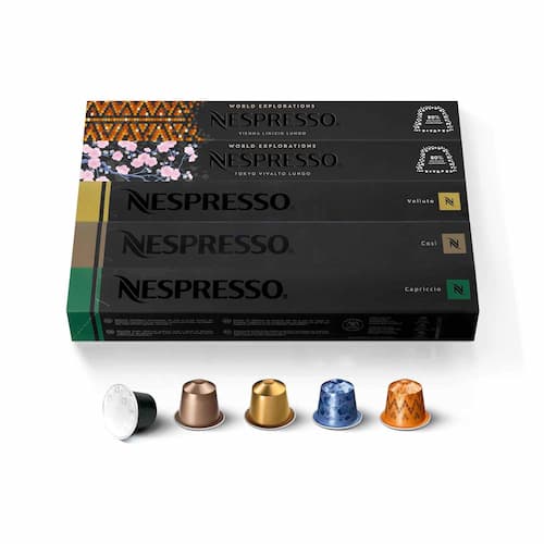 Nespresso Capsules Original Line, Mild Roast Blend Variety Pack