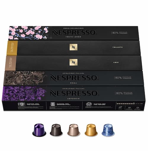 Nespresso Mild, Medium, Dark Roast Variety Pack