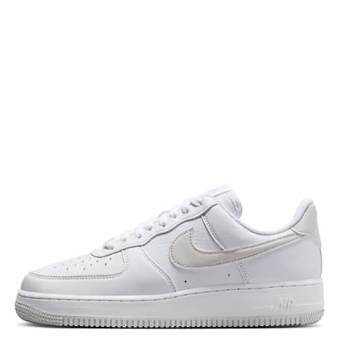 Nike Air Force 1 sneakers in White and Gray