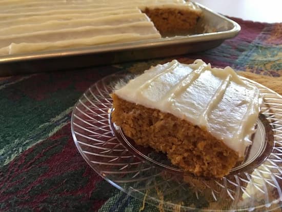 pumpkin bars