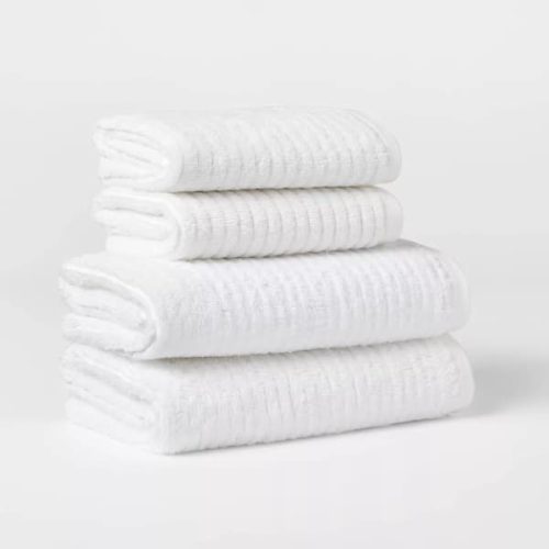 Threshold Quick Dry Ribbed Bath Towel Set 2-Pack only $8.40 at Target ...