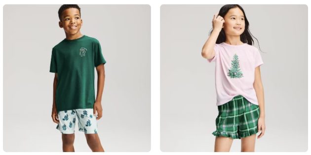 Target Kids’ Holiday Pajamas 2-Piece Sets only $8!