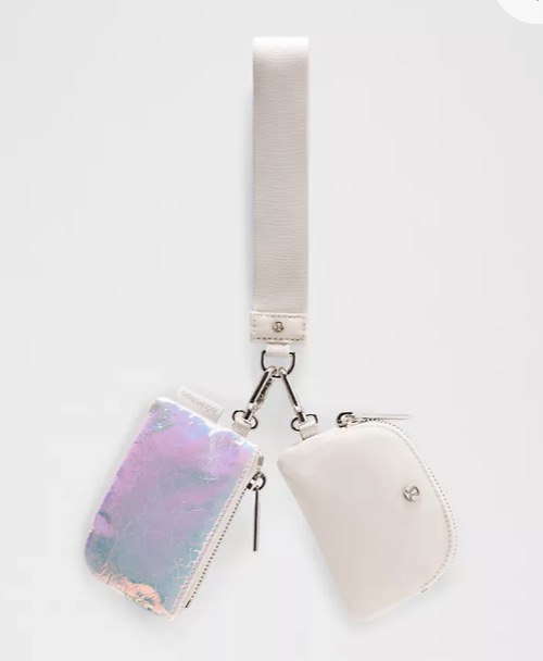 Dual Pouch Wristlet
Iridescent