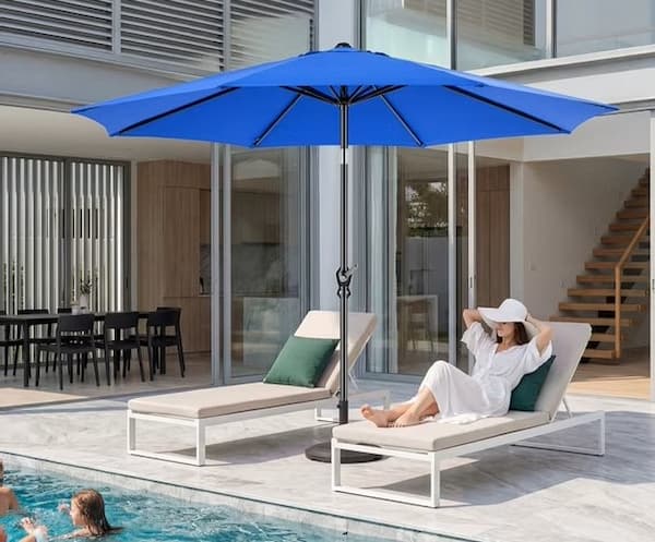 Outdoor Patio 9-Foot Umbrella only $22.99!