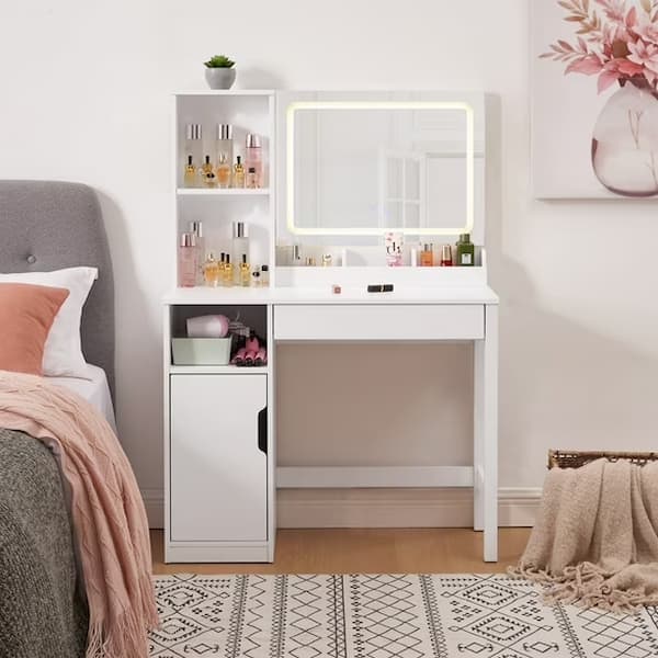Mainstays Get Ready with Me GRWM Left Vanity Table deal