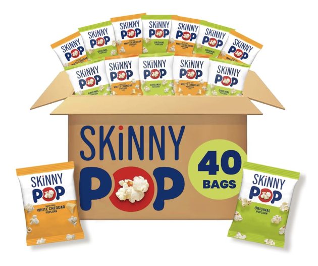 SkinnyPop Original Popped Popcorn, 40 Bags only $13.32 shipped!