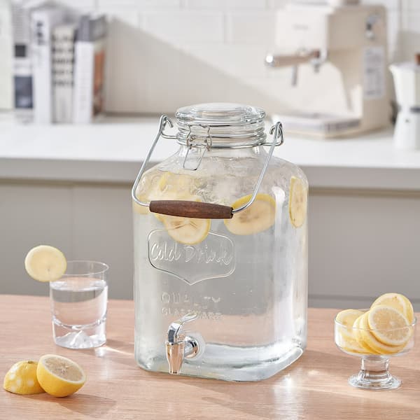 Better Homes & Gardens Glass 2 Gallon Beverage Dispenser