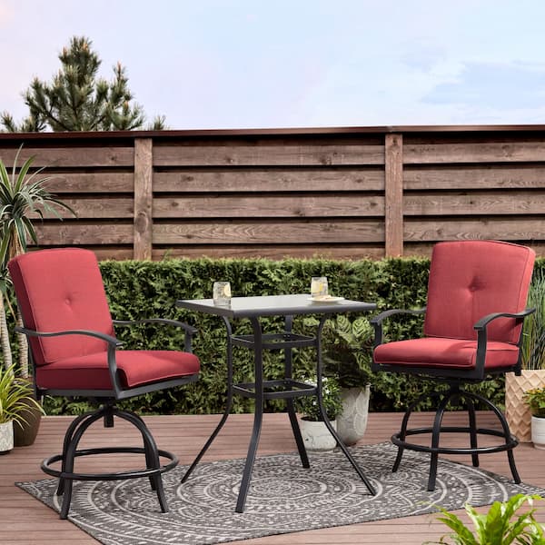 *HOT* Mainstays 3-Piece Bistro Patio Set with Cushions only $197 shipped (Reg. $446)!