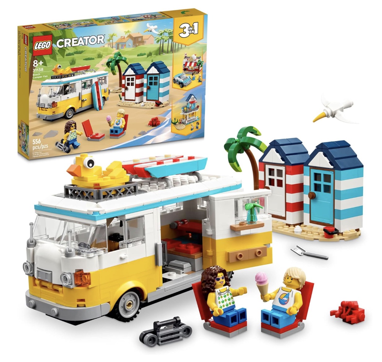 Lego Rv Long LEGO Creator 3 in 1 Beach Camper Van Building Kit only $34.99 shipped ...