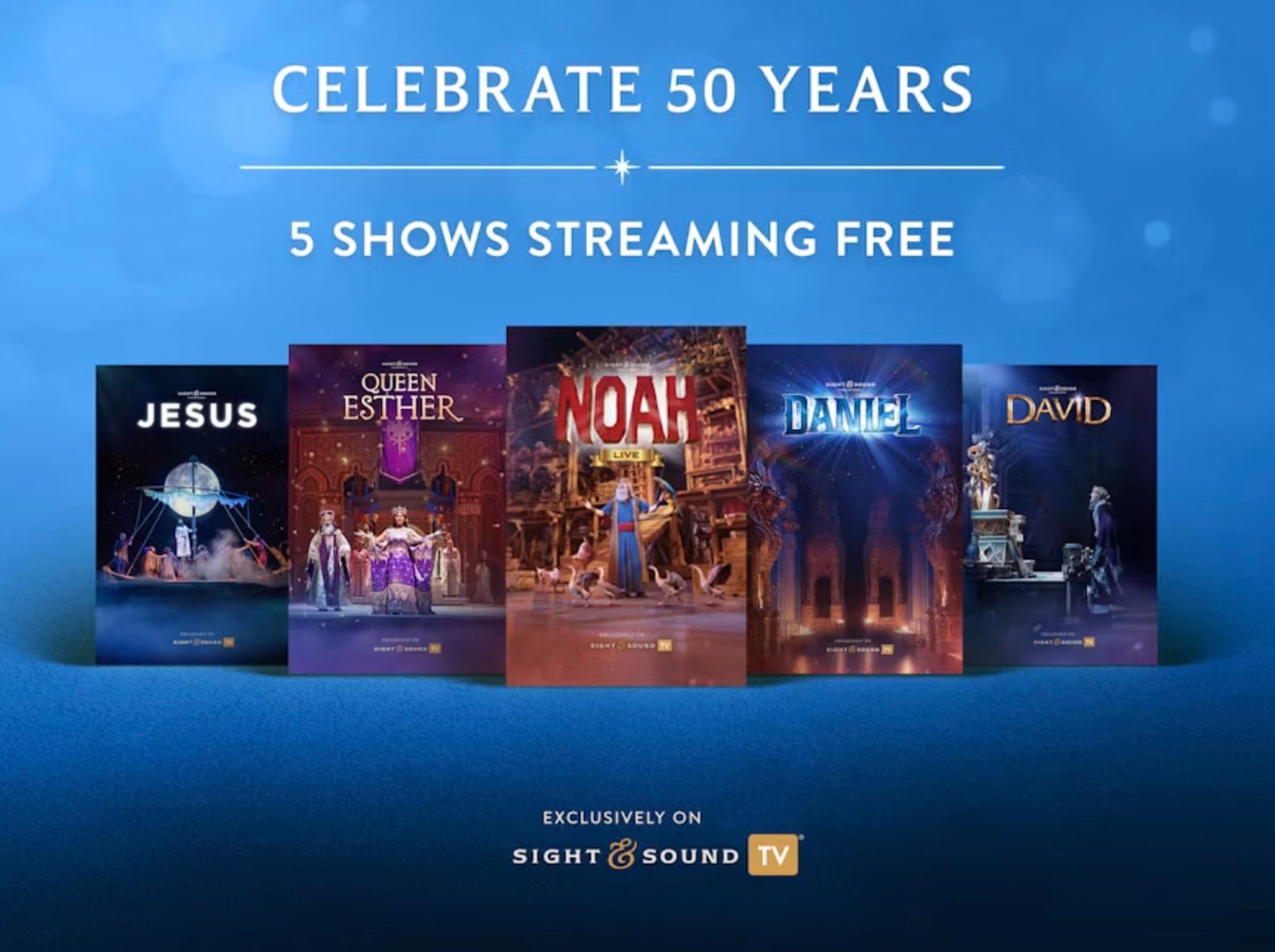 Sight & Sound TV: Watch Five FREE Shows through July 3rd!