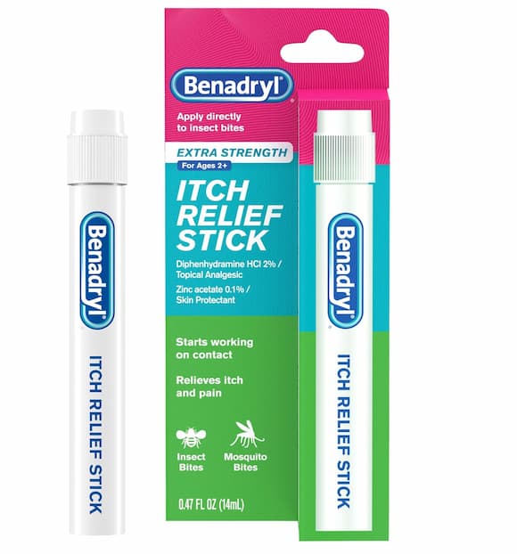 Benadryl Extra Strength Itch Relief Stick only $1.32 shipped!
