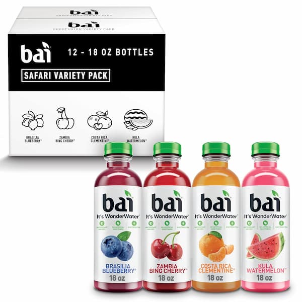Bai Antioxidant Infused Drinks Variety Pack 12-Count only $11.40 shipped!